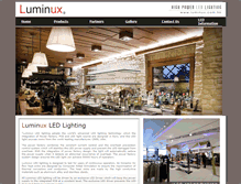 Tablet Screenshot of luminux.com.hk